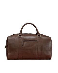 Hochwertige, weiche, braune Lederreisetasche für Herren