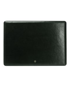 Genuine Italian leather desk pad for gents, full-grain cowhide, strong and stylish