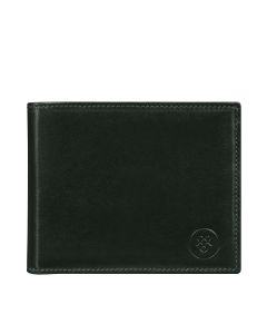 High quality handmade Italian leather trifold wallet for gents, luxury materials and minimalist lines