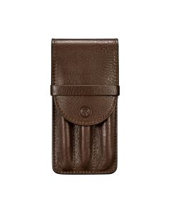 Hochwertiges italienisches Lederetui für 3 Füllfederhalter