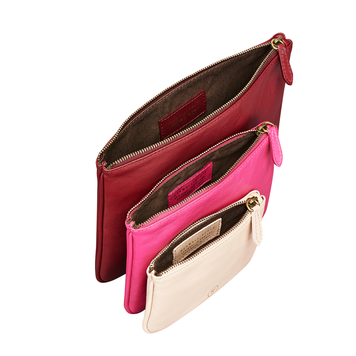 Siena Gruppe - Weinrot, Pink und Rosa (Nappa)