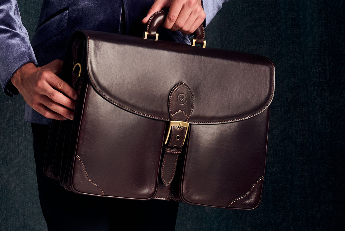 leather gift wrap him