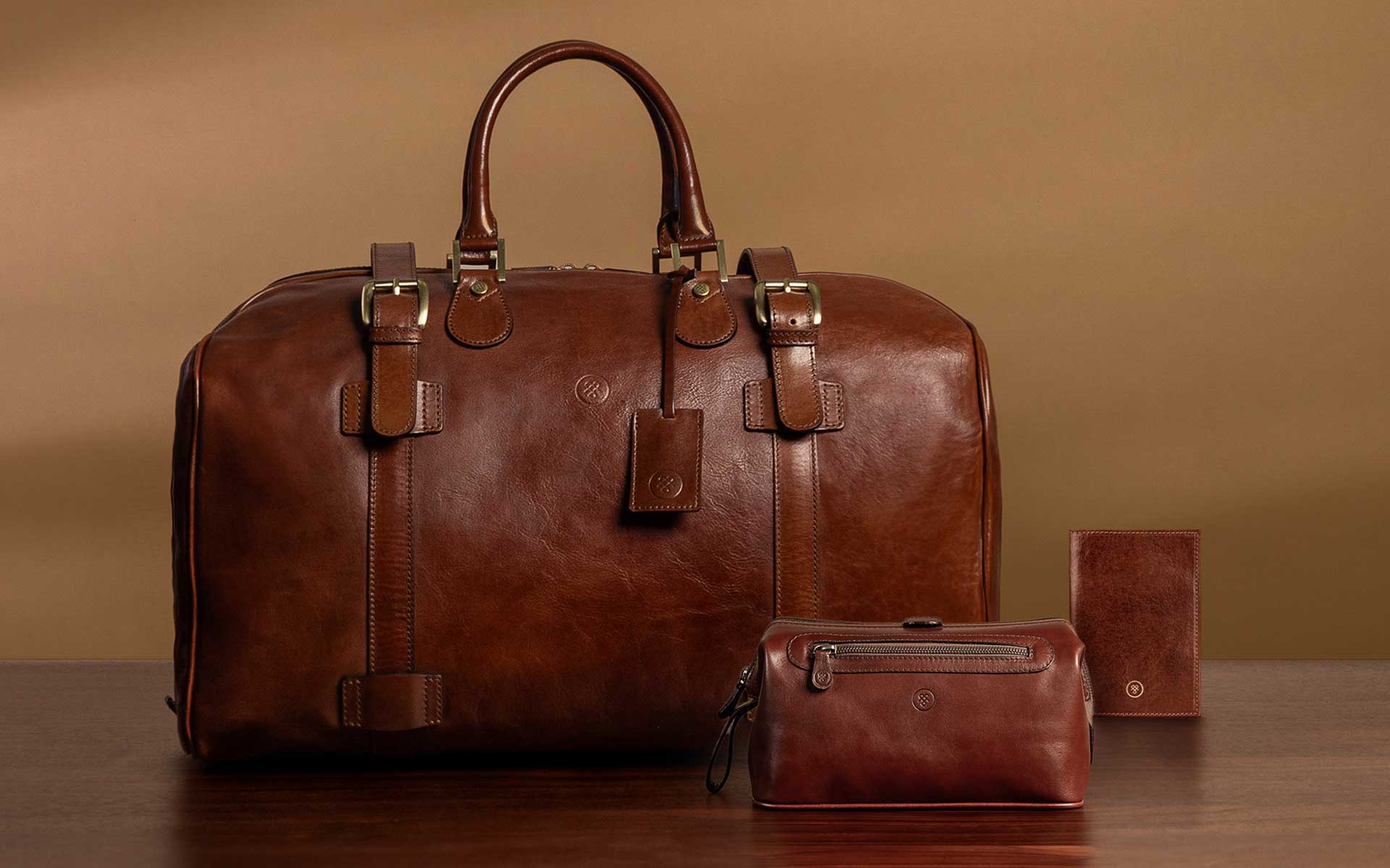 Luxuriöse Lederreisetaschen für Herren